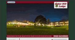 Desktop Screenshot of cedarhilllodge.com